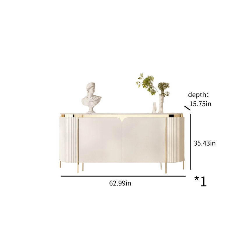 Armoire d'appoint en marbre