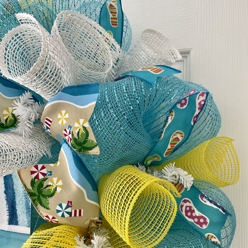 Summer Wreath Sip Back And Relax