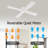 Avagail 54-inch 4-Blades Indoor Ceiling Fan with Remote-1207176968-1158284463