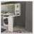 White Folding Table with Storage