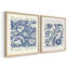 Vintage Floral LVI - Impression Giclée sur cadre - ensemble de 2-1376229746-1376229747