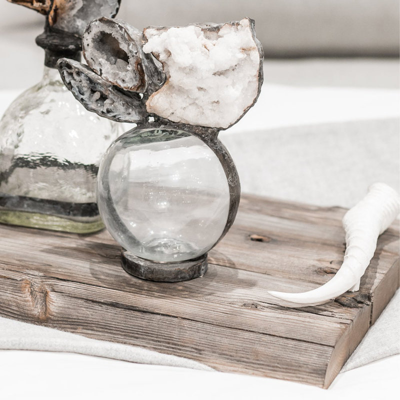 Hollywood Solid Wood Rectangle Decorative Tray