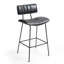 Ensemble de 2 tabourets de bar Palgrave avec pieds en métal noir-2086312952-2086312953