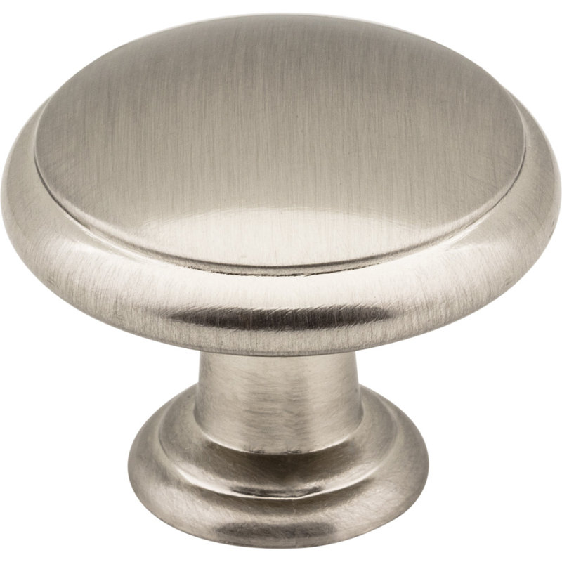 Gatsby 1 3/16" Diameter Mushroom Knob, Polished Chrome
