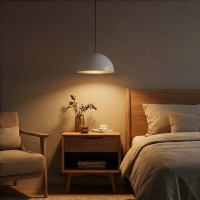 Aurelia Adjustable 1-Light Single Dome Pendant