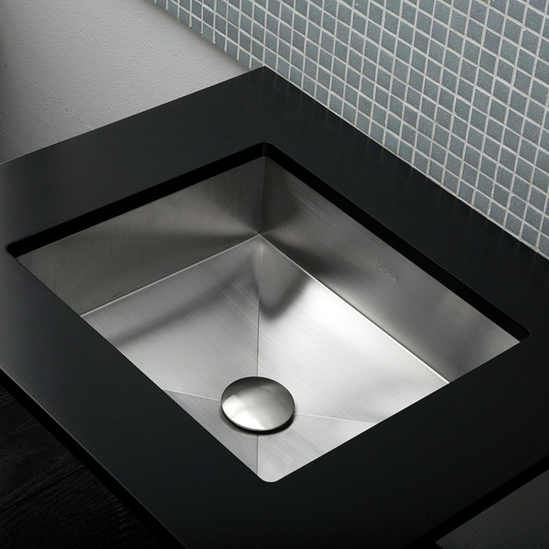 Argento 16.88'' L Stainless Steel Single Basin Kitchen Sink