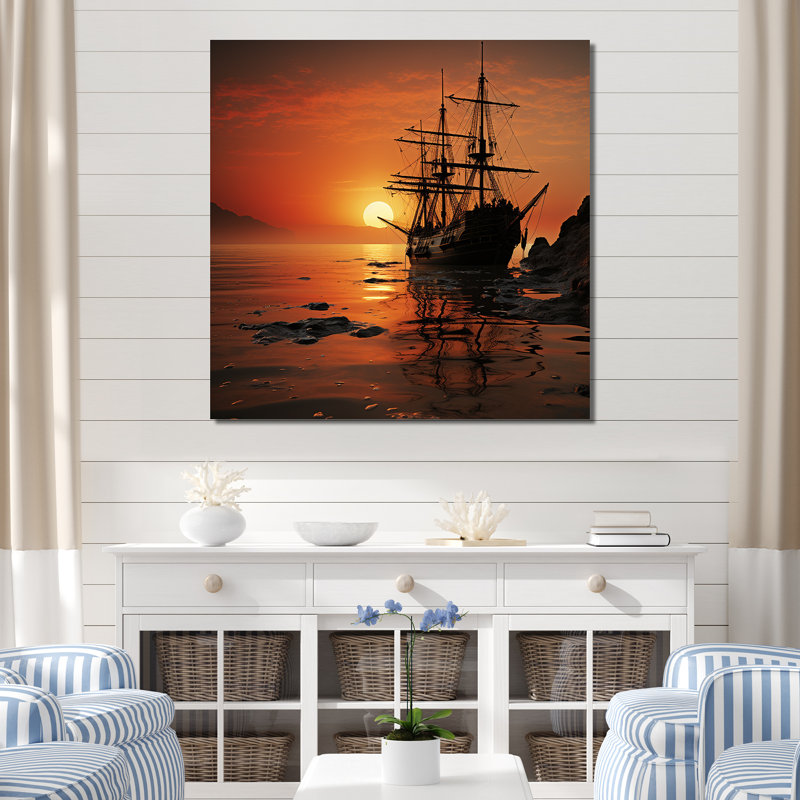 Raiders of the Horizon sur toile, Toile tendue, H 16 po x l 16 po x P 1 po