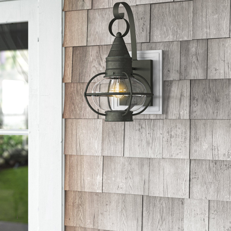 Aster Wall Light, Charcoal, 14.75"H x 8.75"W x 9.75" D