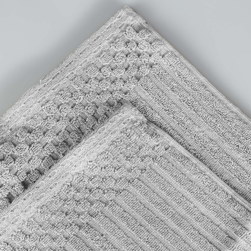 Ensemble de 12 serviettes de bain en coton 12 pièces, Argent