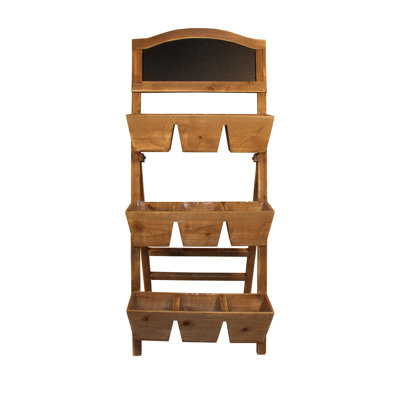 Jardin vertical en bois