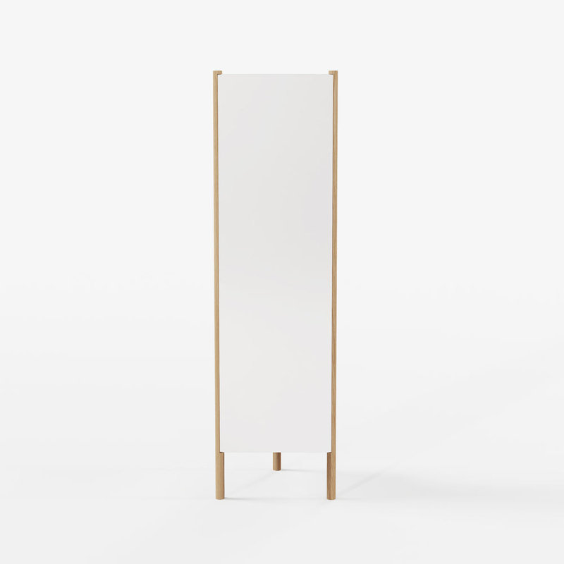 Pala Open Vanity Mirror, Oak