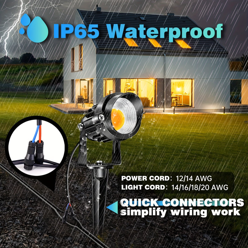 9W Low Voltage Metal Spotlight Pack（4Pcs）