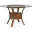 Drury Lane Round Glass Dining Table-42843422-42843402