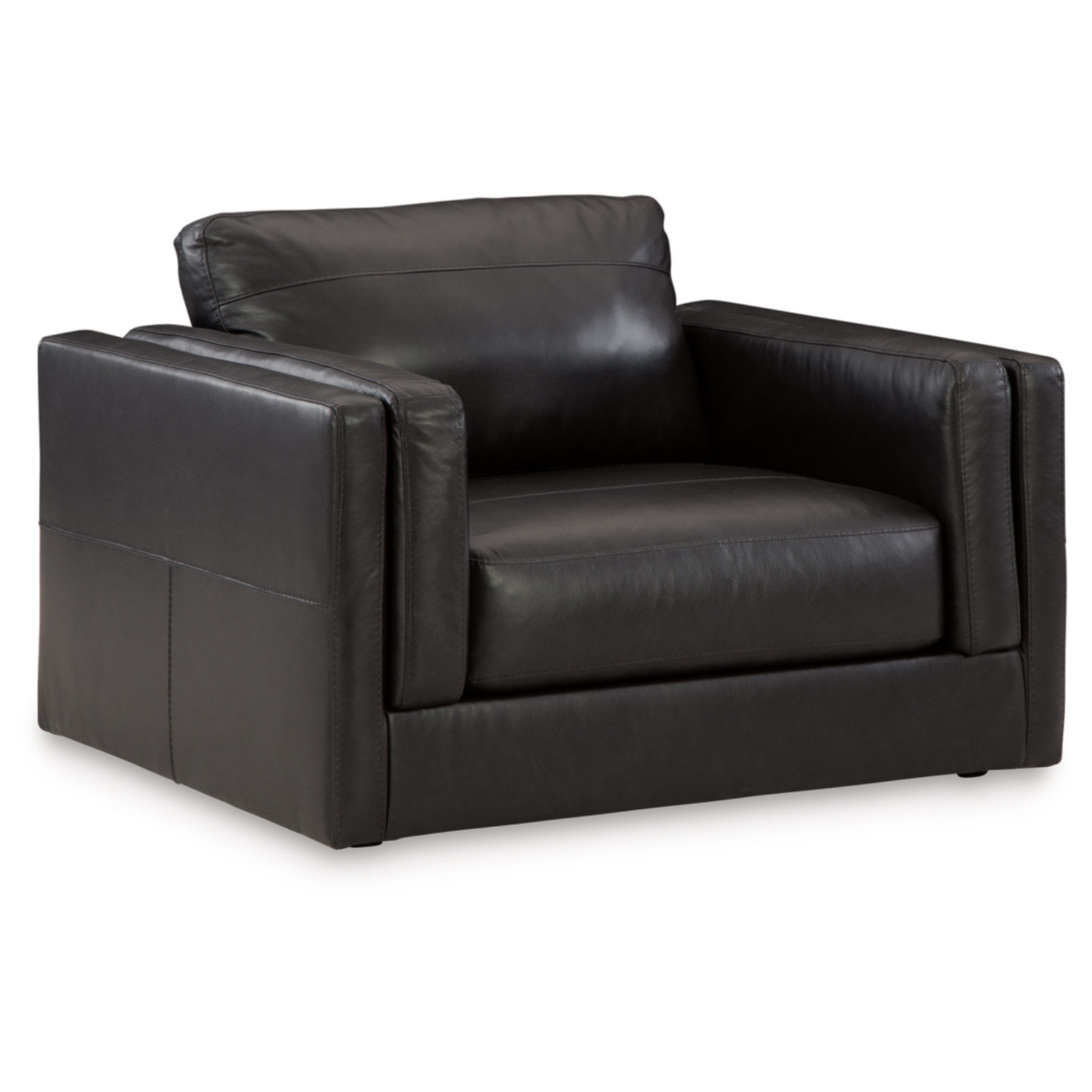 Ehitan Genuine Leather Accent Chair