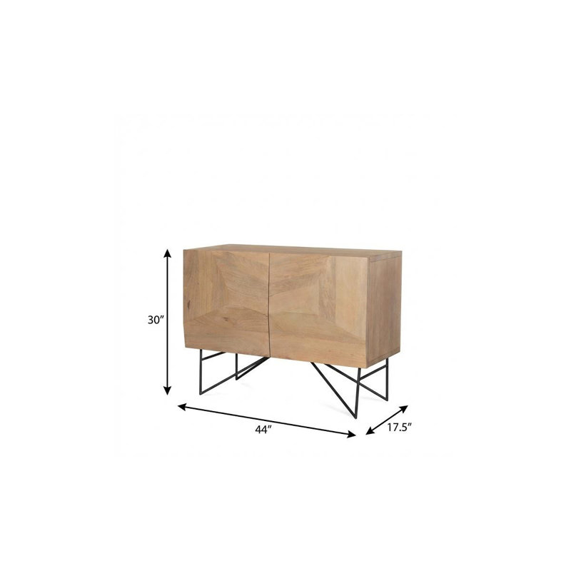 Armoire d'appoint 44 "avec deux portes