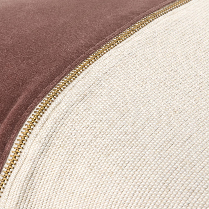 Galey Alix X Livabliss San Marco Accent Pillow, Pillow Cover Only - No Insert, 22"H x 22"W, Brown