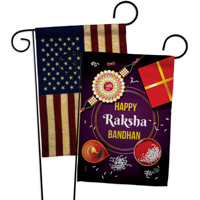 Double Sided 18.5'' H x 13'' W Polyester Garden Flag