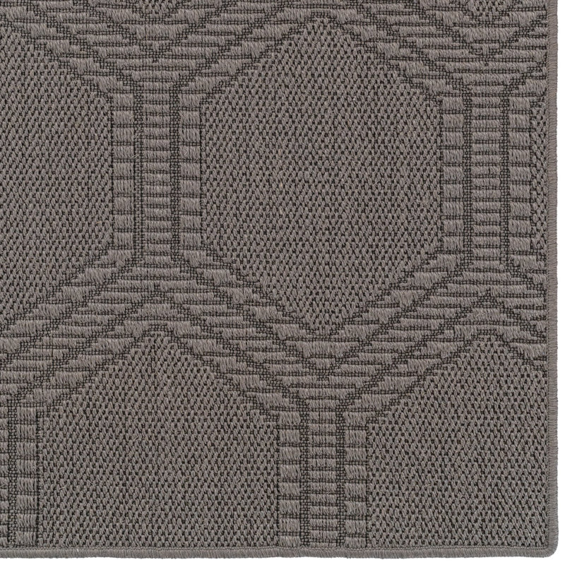 Cheralyn Jute/Sisal Geometric Indoor Rug, Rectangle 10' x 14'
