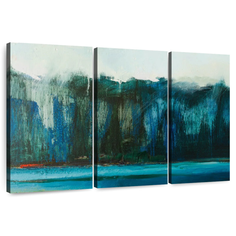 Avery Coastal Cliffs Abstract, 28" H x 45" W