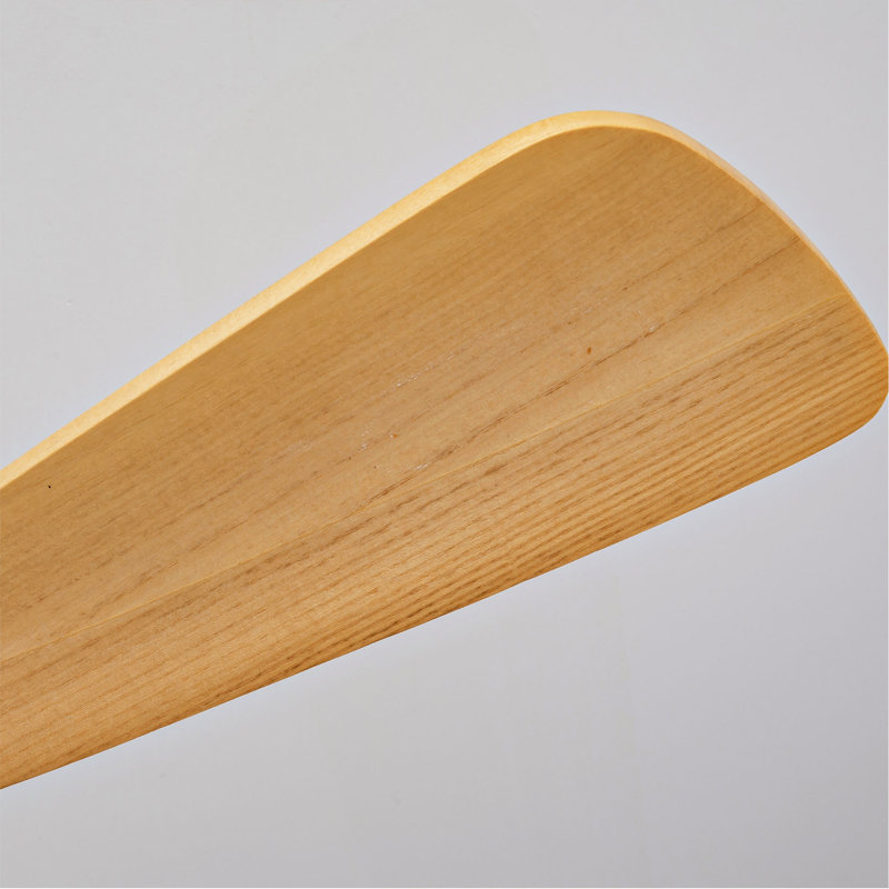 Ventilateurs de plafond modernes de 42 pouces avec lumières et télécommande, 5 pales en bois massif, moteur à courant continu réversible