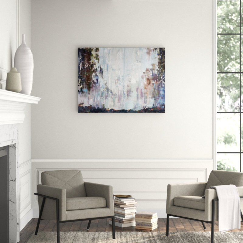 Mist - Artist Enhanced Canvas Print, Black Framed Canvas, 36" H x 48" W x 1.5" D