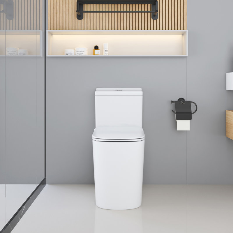 KDK HOME Torando Toilet One Piece Modern Toilet Dual Flush Siphon