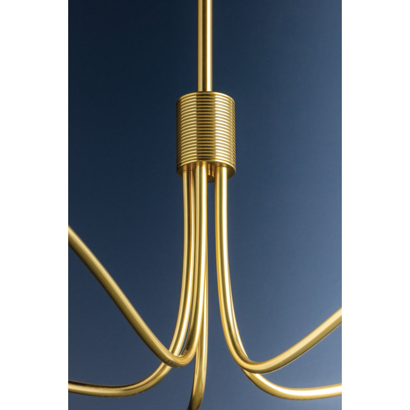 Darfield Floor Lamp, 5 Lights, 12.25" H x 56" W x 56" D
