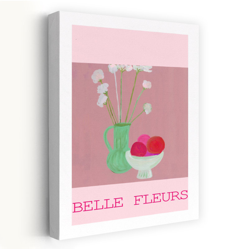 Art mural rétro Les Fleurs 5, H 60 po x l 40 po