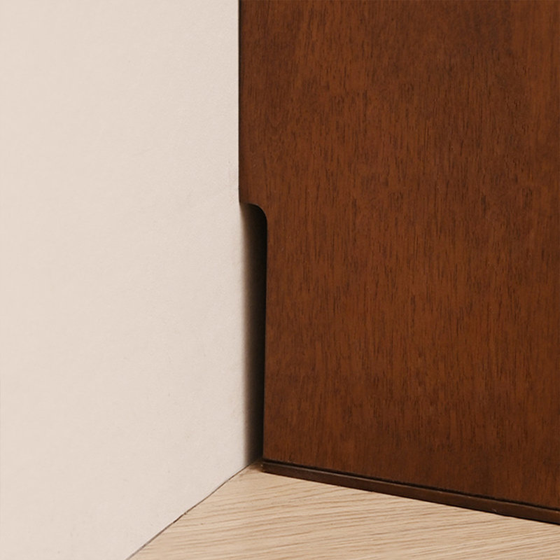 Modern Brown Solid Wood Shoe Storage