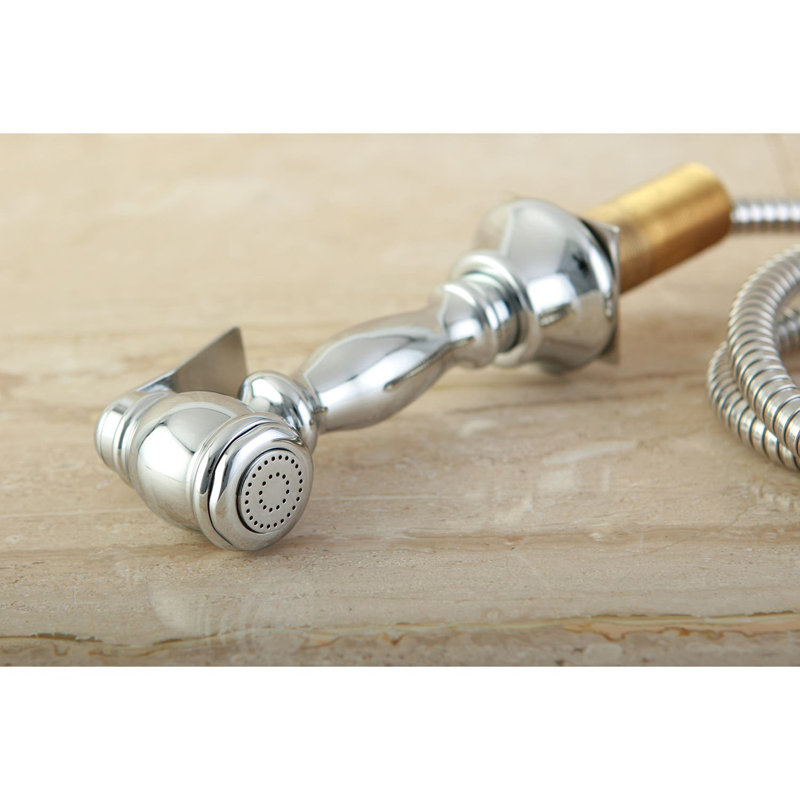Kingston Brass Kitchen Faucet Side Sprayer, Polished Chrome