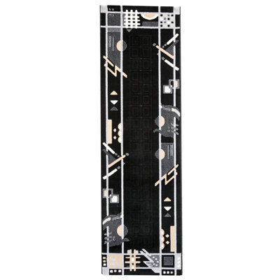 Sartain Abstract Shag Area Rug
