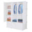 Hults 12 Door Plastic Wardrobe
