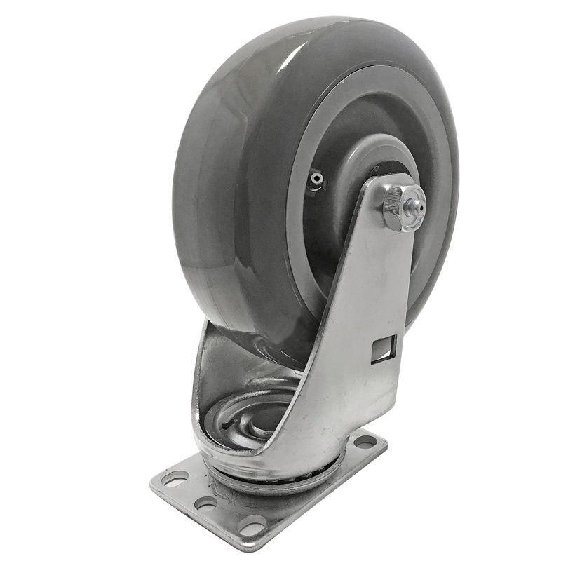Roulettes pivotantes en polyuréthane 6 pouces Snap-Loc 450 lb