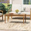Table basse d'extérieur Acacia Classic, finition naturelle