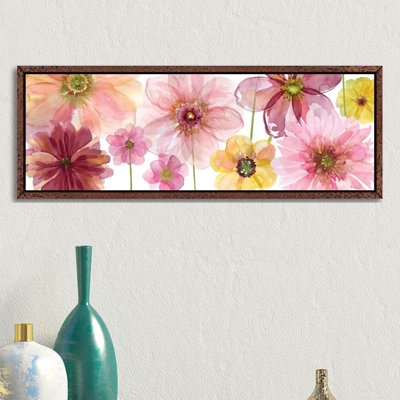 Pop Of Pink I by Carol Robinson - Panoramic Painting on Canvas
