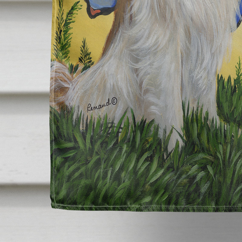 Drapeau de maison Hvidovre Sheltie Halloween en polyester à 2 faces 3 x 2 pi, Papillons