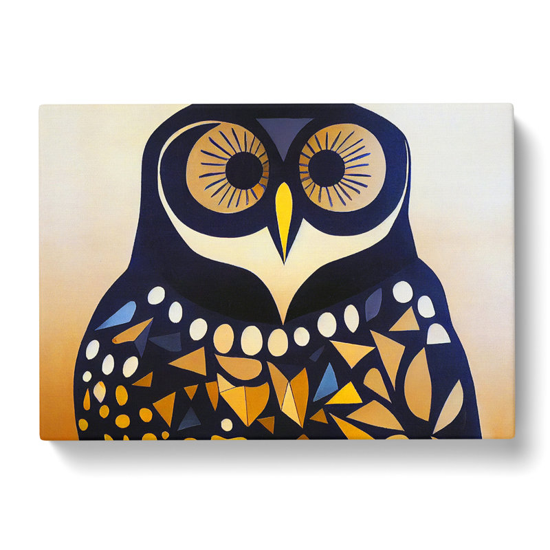Owl Art Vintage Vol.1 Abstract - Wrapped Canvas, 40cm H x 60cm W x 3cm D