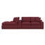 Canapé modulaire en forme de L à combinaison libre, canapé rembourré de 107,9 po avec coussin double et poches latérales, fauteuils à compression complète-968063670