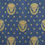 Blue Room Lampas Silk Fabric