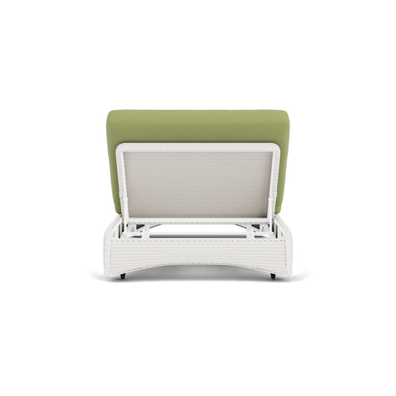 Universal Loom Accessories Outdoor Chaise Lounge, Unearth Spring, White