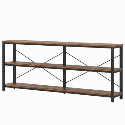 Console Table,3-Tier Hall Storage Shelf,Sofa Table