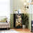 4 Drawer Dresser for Bedroom, Narrow Chest of Drawers, Wooden Top and Study Iron Frame 18"x37.5"-(WxH)