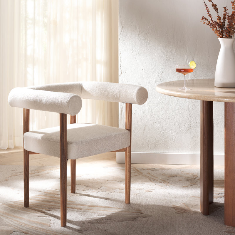Fauteuil à dossier bas Latrone en blanc