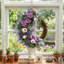 Couronne de pivoines artificielles 20 po