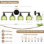 Luminaires de salle de bain modernes 26,3 pouces à 4 lumières en noir mat avec abat-jour en verre tulipe vert-1829115037-1837689431-1837689425