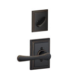 Avila Inactive Interior Lever Addison Rosette Dummy Entry Set (Exterior Portion Sold Separately)