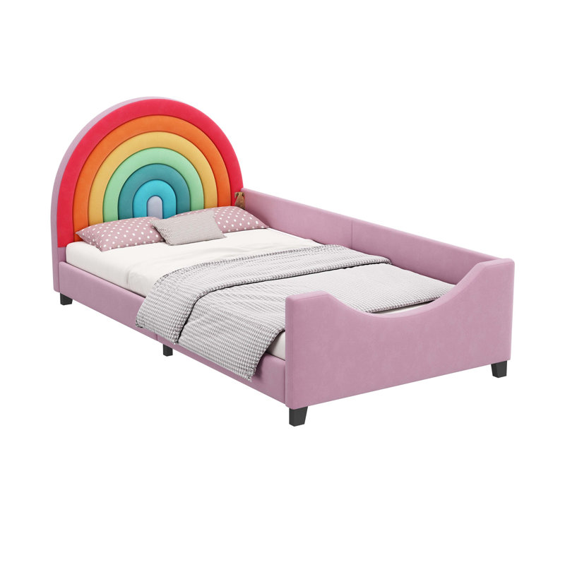 Lit de jour simple tapissier arc-en-ciel Rainbow