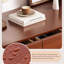 Armoire d'appoint en bois manufacturé et café clair