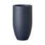 Pot à fleurs de 24 pouces de hauteur, design moderne pour l'intérieur et l'extérieur, gris anthracite-162545911