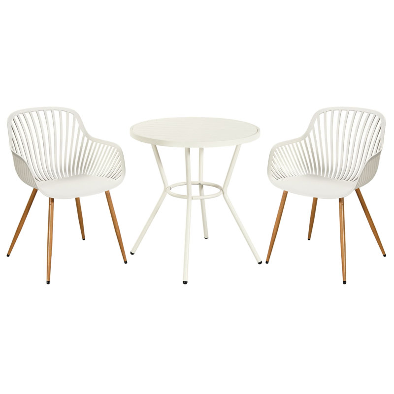 Rimini Patio Dining Set with, Off-White